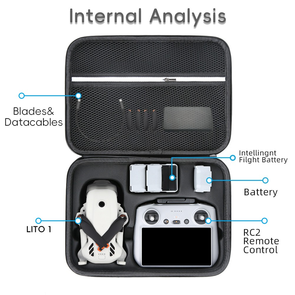 Draagbare draagtas voor DJI Li - Drone Carrying Case recensie en prijs
