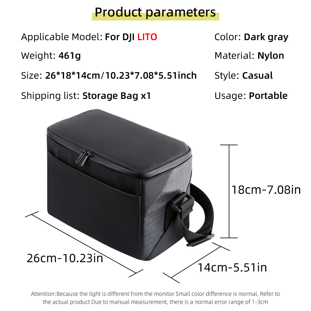 Draagtas voor DJI Lito X1 / Li - Drone Carrying Case recensie en prijs