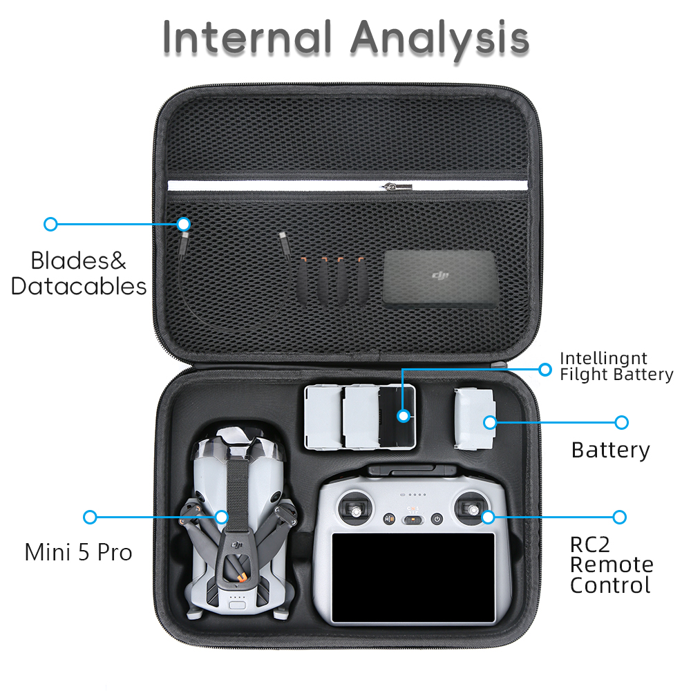 Draagbare opbergtas met grote  - Drone Carrying Case recensie en prijs