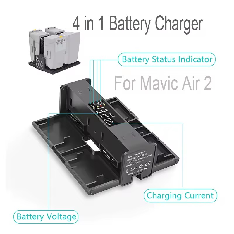 4-in-1 draagbare opvouwbare op - Drone Charging Hub recensie en prijs